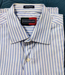 Peter England Striped Shirt