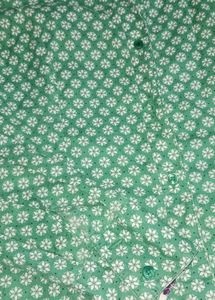Green Floral Print Shirt