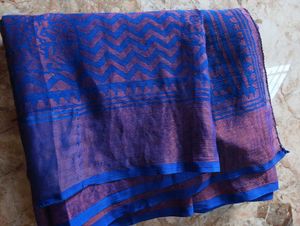 Beautiful Blue and Purple Saree