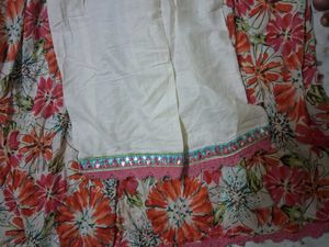 Floral Print Kurta Set with Dupatta