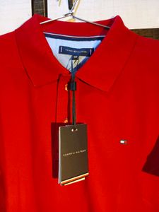 Tommy Hilfiger Red Polo T-shirt