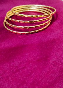 Set of 4→ 1gm Gold Bangles
