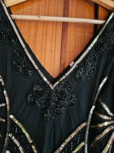 New Sparkly Art Deco Flapper Dress