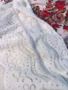 White Lace Off-Shoulder Top