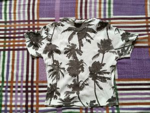 Palm Tree Print T-Shirt