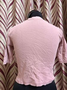 Women's Pink "POWER" Graphic T-Shirt