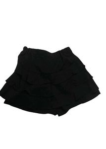 Tiered Black Skort