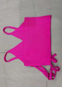 Hot Pink Bikini Top
