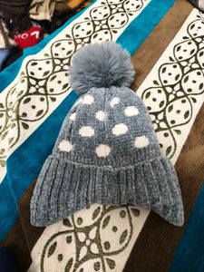 Cute Bear Knit Winter Hat