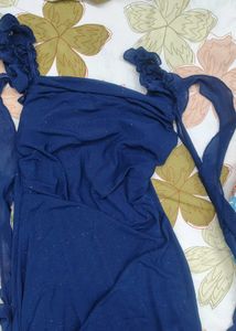 savana dark blue dress