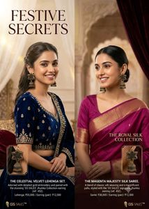 Elegant Black Jhumka Earrings