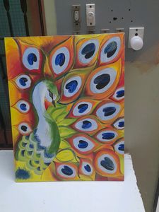 Hand made acrylic painting on canvas .Size - 18× 1