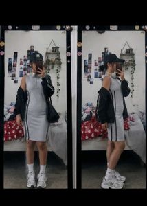 Sleeveless Zip-Up Mini Dress