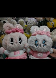 Combo Of Kawaii Cartoon Rabbit Plush Doll