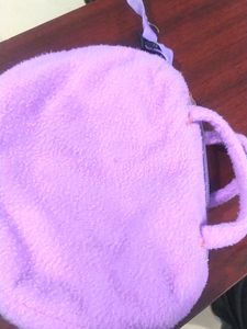 A Cute Purple Butterfly Sling With Hand Bag
