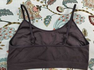 Ribbed Cami Bra Top