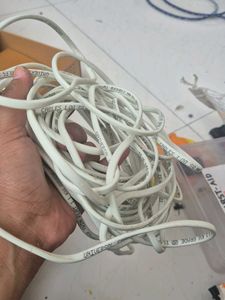 White Electrical Cable Wire fo wifi