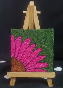 Handmade Floral Mini Canvas Art