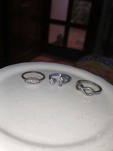 Set of 3 Fashion Rings