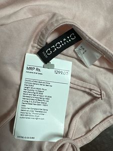 Cute Pink Bubble Hem Top