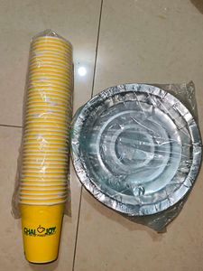 Paper Cups & Plates Set