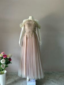 Elegant Tulle Gown with Embellishments