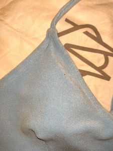 Light Blue Bikini Top