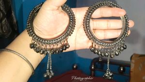 Antique Oxidized Jhumka Bangles