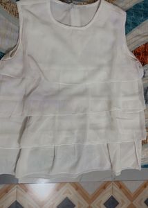 White Layered Top
