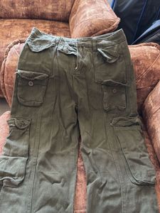 Olive Green Cargo Pants