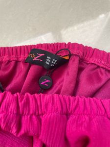 Pink Off-Shoulder Mini Dress