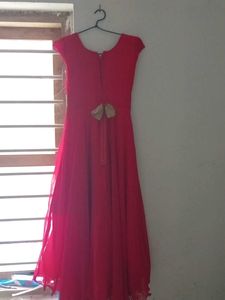 Elegant Red Ethnic Gown