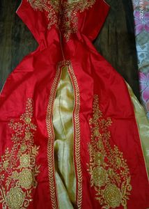 New Festive Red Gold Lehenga Choli