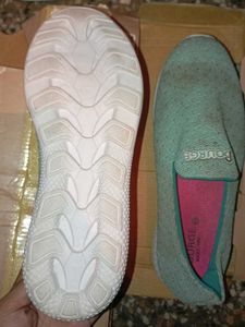 Comfortable Light Blue Slip-On Shoes