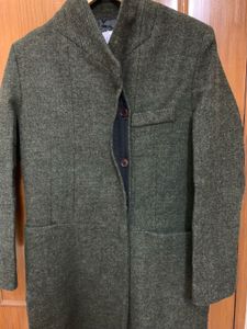 Olive Women Winter Overcoat