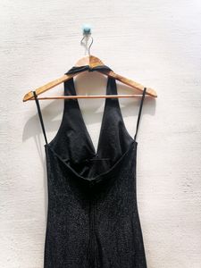 Party Wear Black Gown