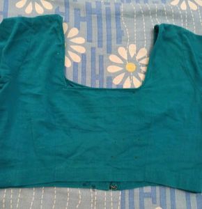 Teal Colored Blouse