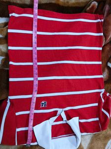 Striped Red Polo T-Shirt