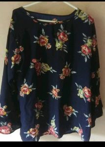 Navy Blue Top 4xl