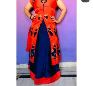 Heavy Embroidery Kurti Set With Dupatta