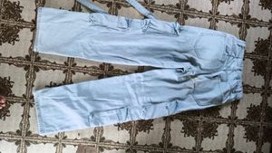 Light Wash Cargo Jeans