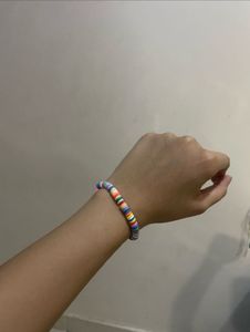 Colorful clay Beaded Bracelet