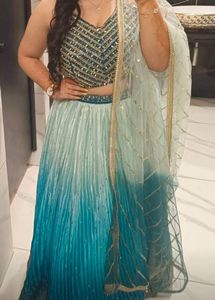 Tale Blue New Lehenga