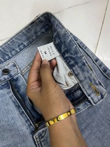 Light Blue Wide Leg Jeans