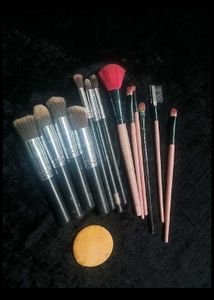 Set of Makeup Brushes