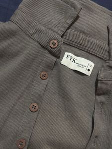Corduroy Button-Up Shirt