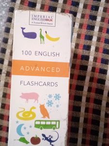100 English Advanced  Flash Cards
