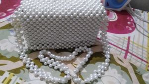[FREE DELIVERY] Handmade Pearl Bag