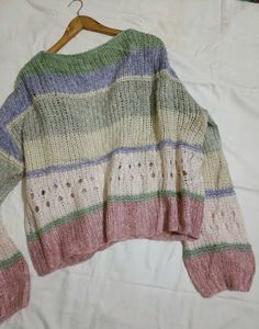 Cozy Striped Knit Cardigan