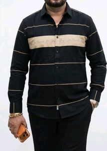 Men's Stylish Striped Casual Shirt
